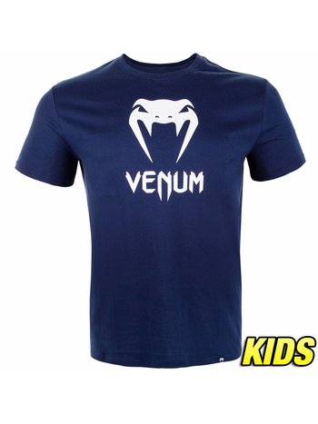 Venum Venum Kleidung Classic T Shirt Kinder Navy Blau