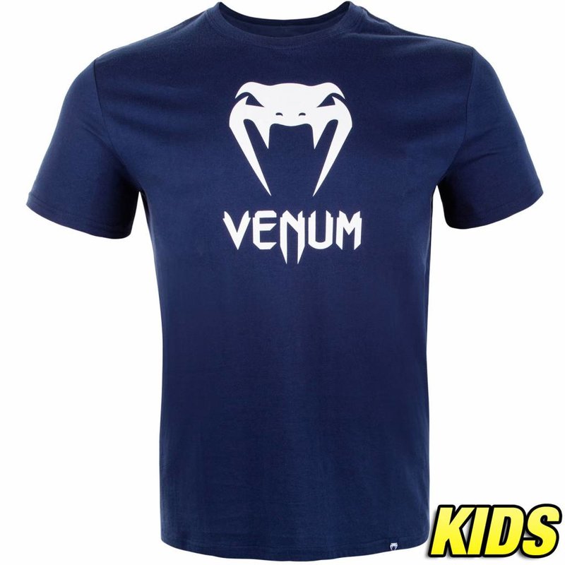 Venum Venum Clothing Classic T Shirt Kids Navy Blue