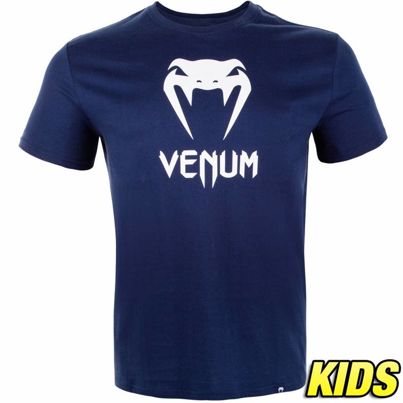 Venum Venum Kleding Classic T Shirt Kids Navy Blue