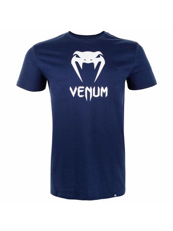 Venum Venum Classic T Shirt Navy Blue Venum Vechtsport Kleding