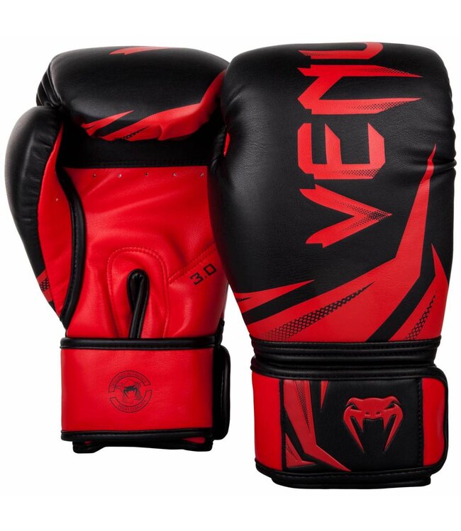Venum Challenger 3.0 Boxhandschuhe – Kickboxhandschuhe Black/Red