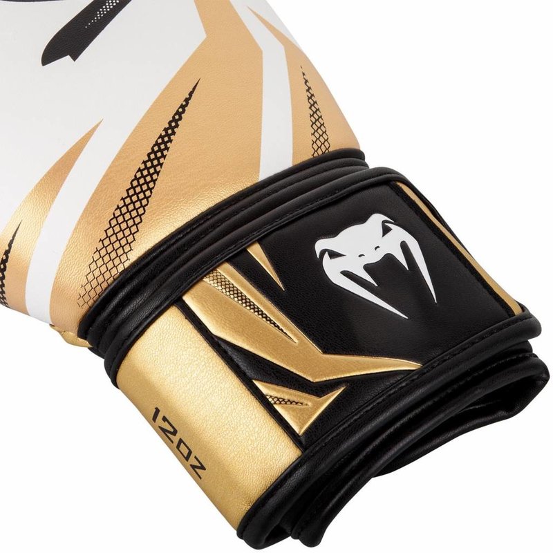 Venum Venum Martial Arts Gear Boxing Gloves Challenger 3.0 White Gold