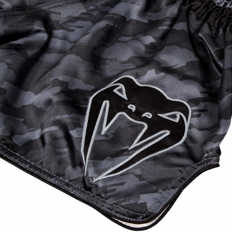 Venum Venum Thaiboks Broekjes Tecmo Dark Grey Venum Kleding