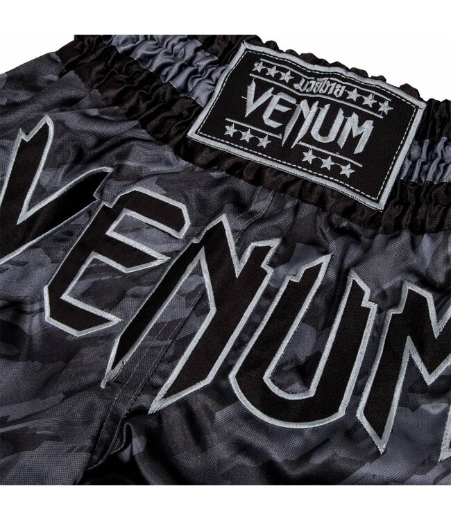 Venum Thaiboxing Shorts Tecmo Dark Grey Muay Thai Shop