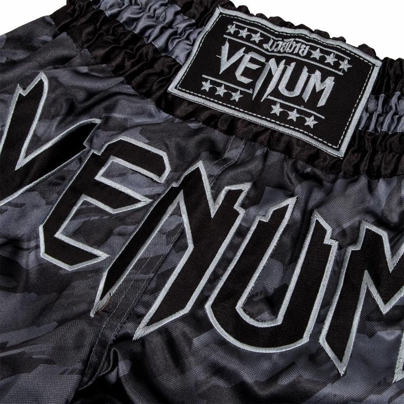 Venum Venum Thaibox Shorts Tecmo Dunkel Grau Muay Thai Shop Online