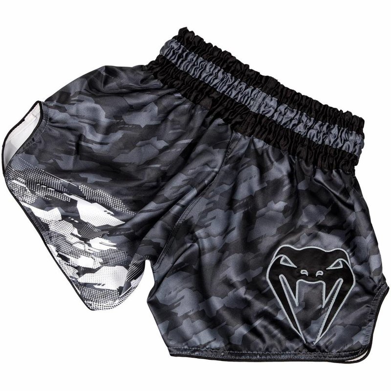 Venum Venum Thaiboks Broekjes Tecmo Dark Grey Venum Kleding