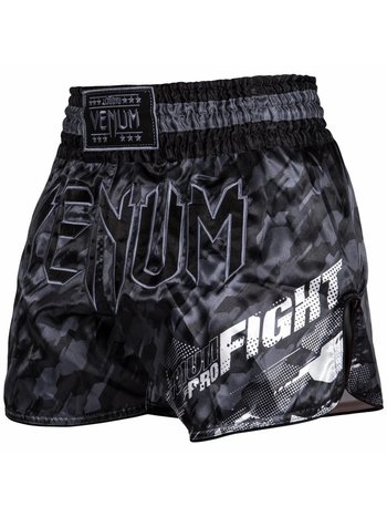 Venum Venum Thaiboxing Shorts Tecmo Dark Grey Muay Thai Shop