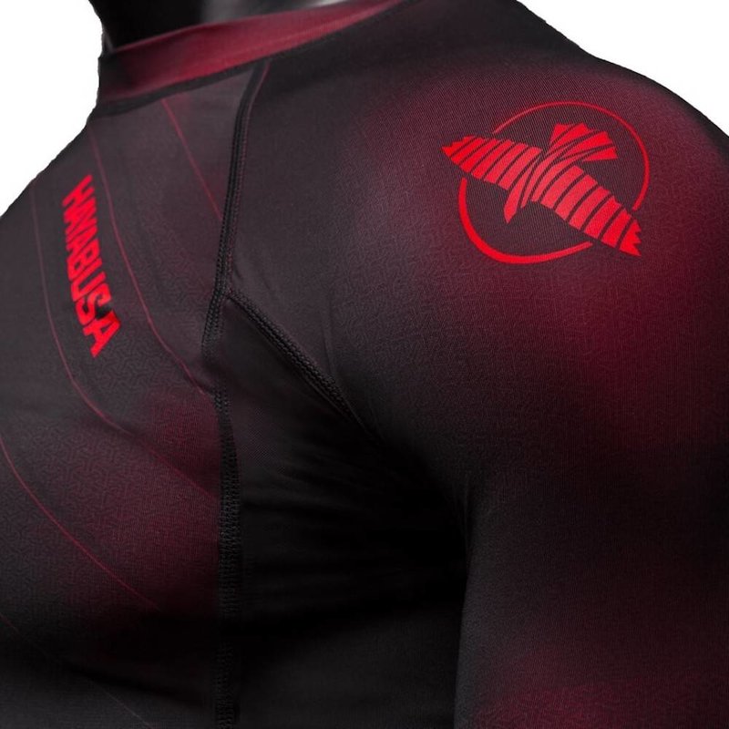 Hayabusa Hayabusa Odor Resist Rash Guard S/S Rood