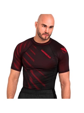 Hayabusa Hayabusa Odor Resist Rash Guard S/S Red