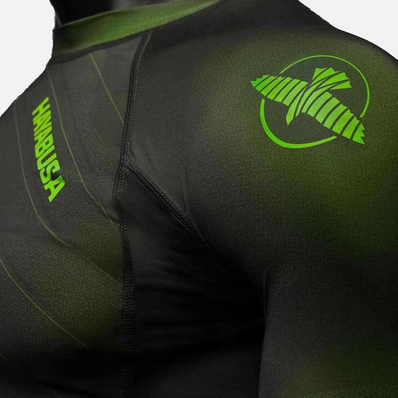 Hayabusa Hayabusa Odor Resist Rash Guard S/S Green