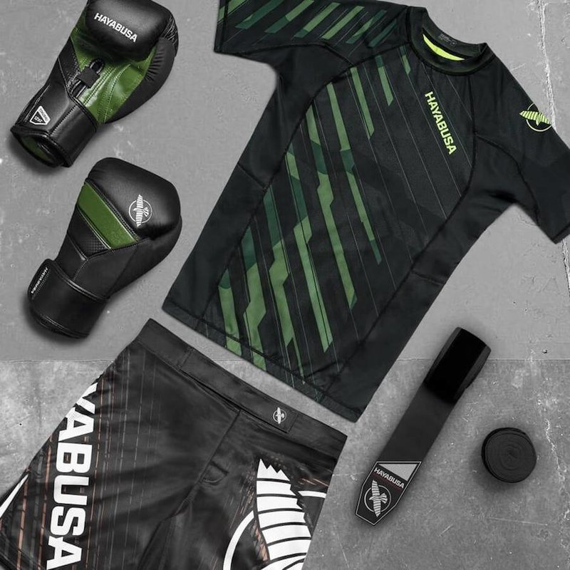 Hayabusa Hayabusa Odor Resist Rash Guard S/S Groen