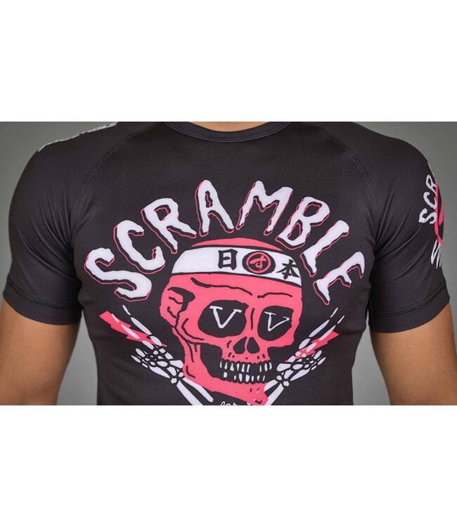 SCRAMBLE VV für Victory Rash Guard S/S Schwarz