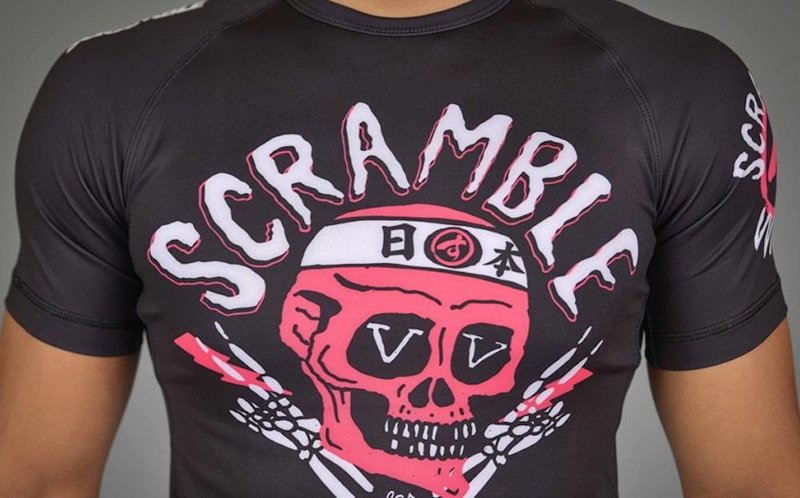 Scramble SCRAMBLE VV für Victory Rash Guard S/S Schwarz