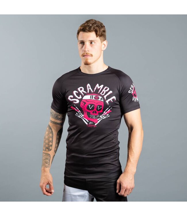 SCRAMBLE VV for Victory Rash Guard S/S Black