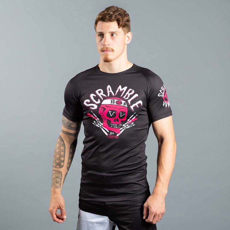 Scramble SCRAMBLE VV für Victory Rash Guard S/S Schwarz