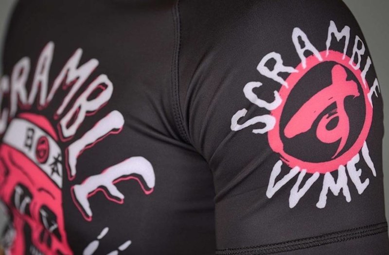 Scramble SCRAMBLE VV für Victory Rash Guard S/S Schwarz