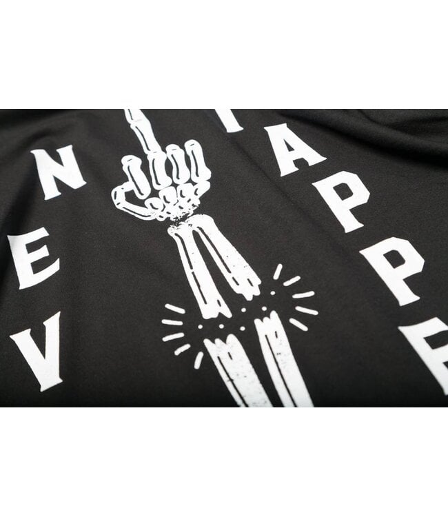 SCRAMBLE Never Tapped BJJ T Shirts Zwart BJJ Fightwear