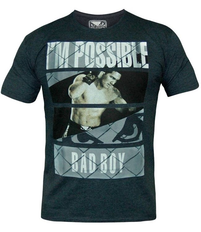 Bad Boy News Fight Club T Shirts Heather Navy Bad Boy MMA