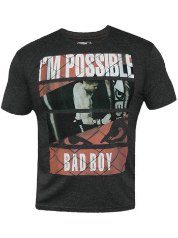 Bad Boy Bad Boy News Fight Club T Shirts Dunkelgrau MMA Kleidung