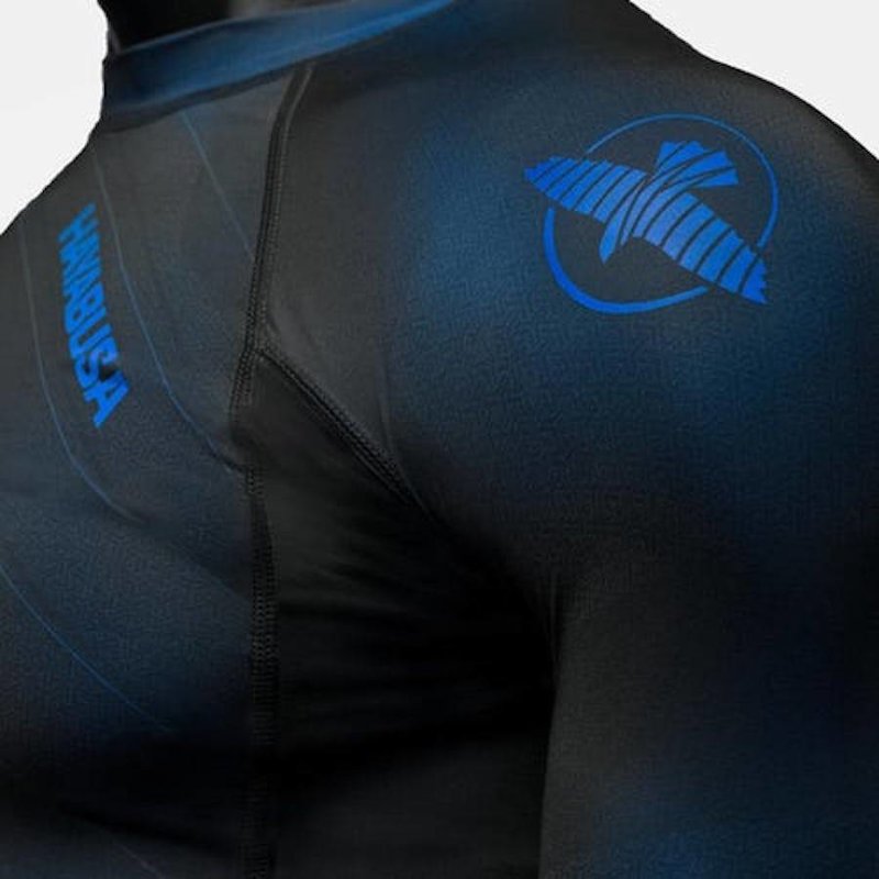 Hayabusa Hayabusa Odor Resist Rash Guard L/S Blauw MMA Shop