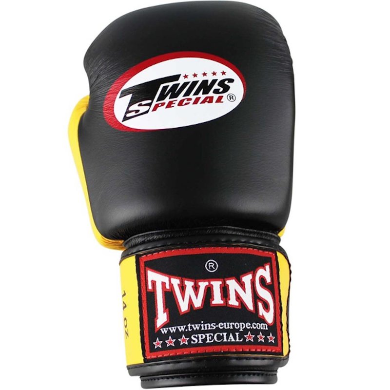 Twins Special Twins Bokshandschoenen BGVL 3 Zwart Geel Twins Special Fight Gear