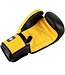 Twins Special BGVL3 Leather Boxing Gloves Black Yellow – Handmade Thai Gloves for Muay Thai, Kickboxing & Boxing Training