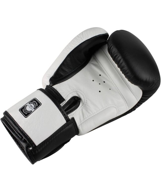 Twins Special BGVL3 Leren Bokshandschoenen Zwart/Wit – Muay Thai & Kickboksen