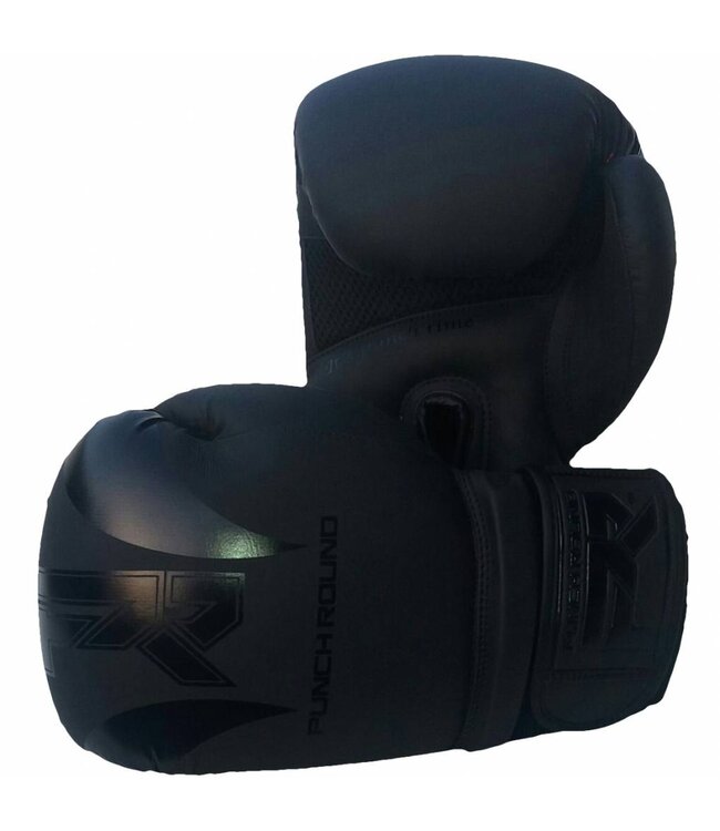 Punch Round SLAM Boxhandschuhe Schwarz Schwarz