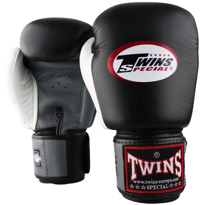 Twins Special Twins Fight Gear Boxhandschuhe BGVL 4 Schwarz Grau Weiss