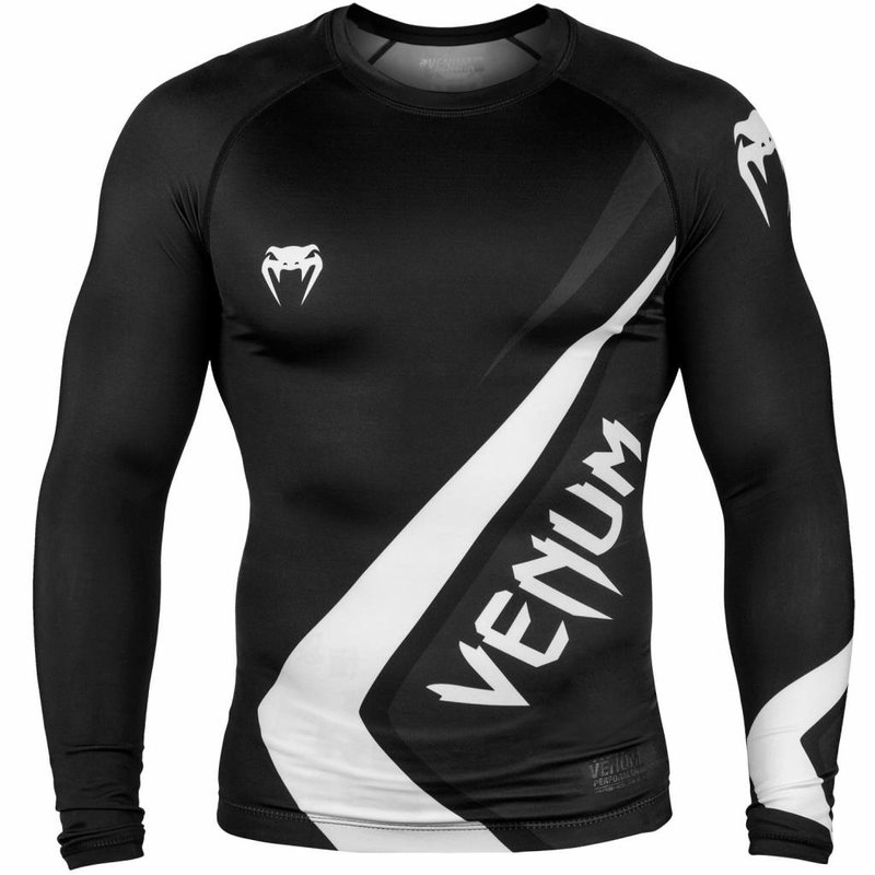 Venum Venum Contender 4.0 Rash Guard L/S Black Grey White