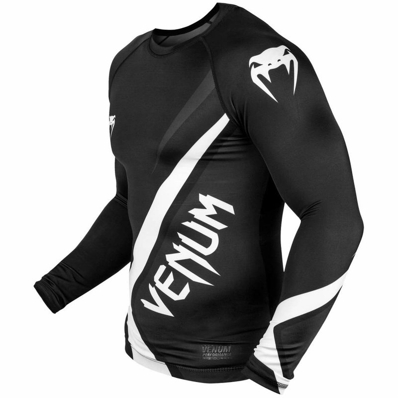 Venum Venum Contender 4.0 Rash Guard L/S Black Grey White