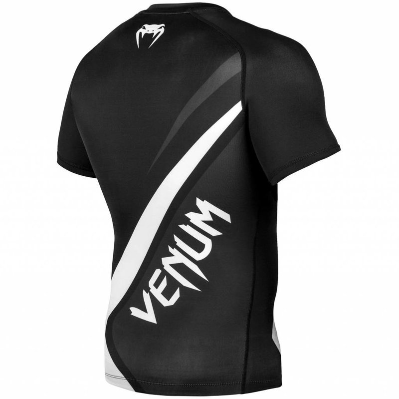 Venum Venum Contender 4.0 Rash Guard S/S Schwarz Grau Weiß