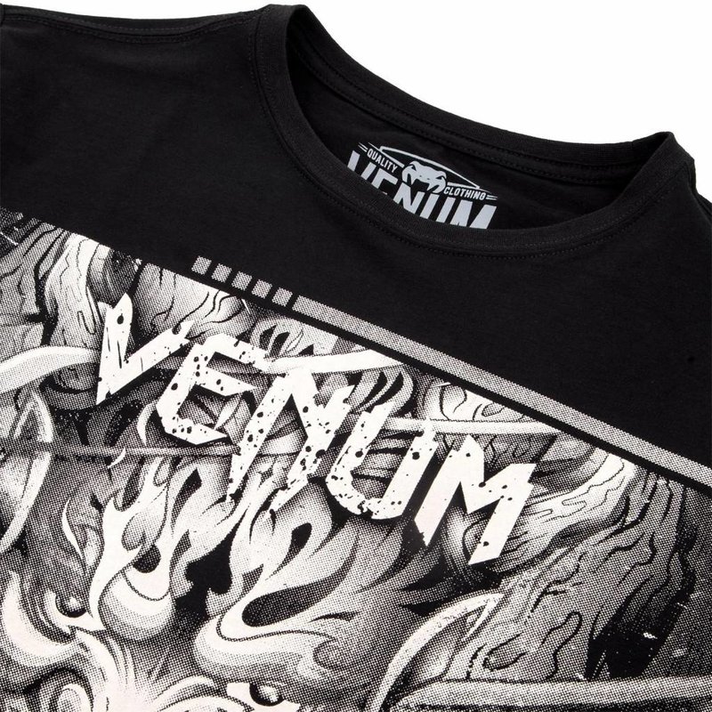 Venum Venum Bekleidung Devil T Shirt Weiß Schwarz