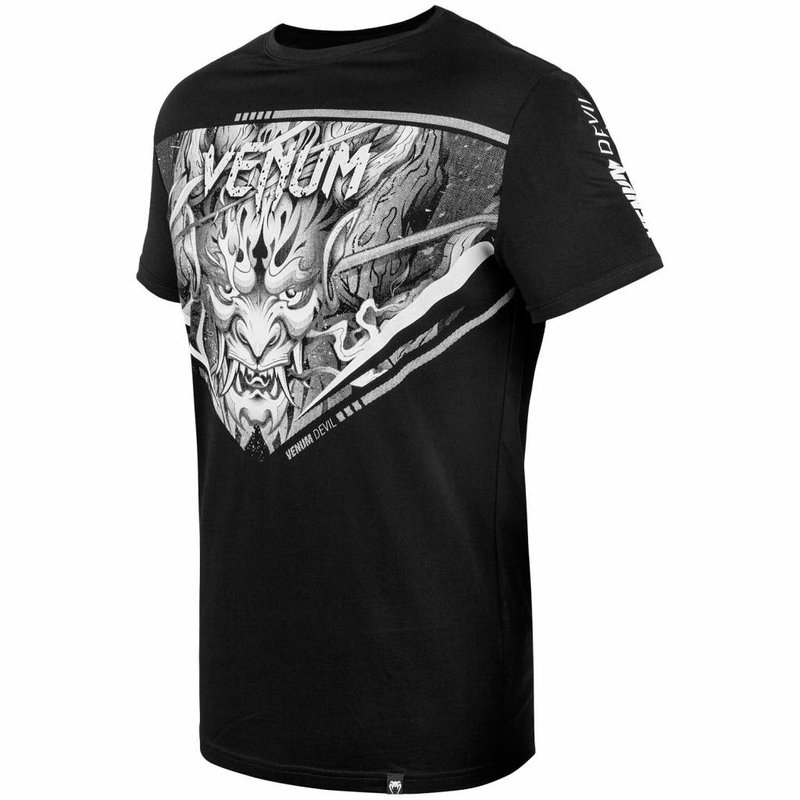 Venum Venum Bekleidung Devil T Shirt Weiß Schwarz