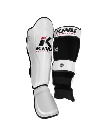 King Pro Boxing Schienbeinschöner Kickboxen King Pro Boxing KPB/SG 3 Weiß