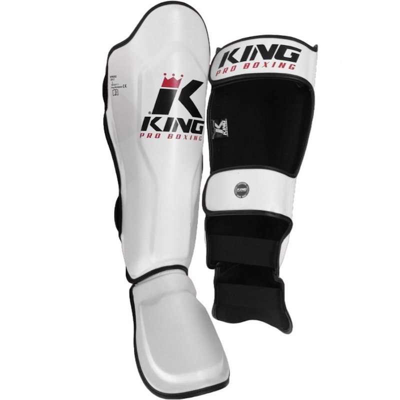 King Pro Boxing Kickboks Scheenbeschermers King Pro Boxing KPB/SG 3 Wit