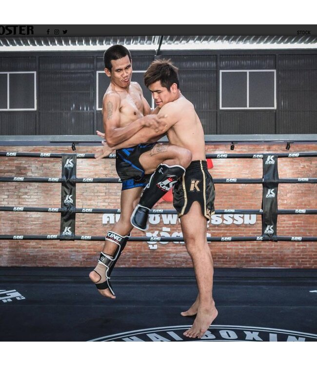 King Pro Boxing Kickboxing Shin Guards King Pro Boxing KPB/SG 1 Black