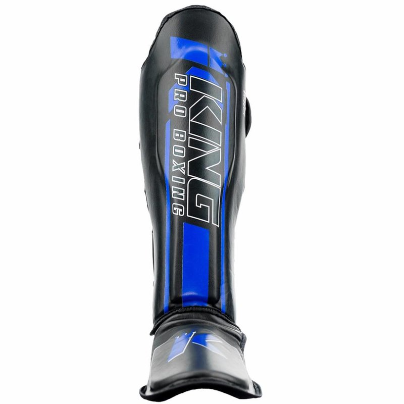 King Pro Boxing King Pro Boxing KPB/SG Elite 2 Shinguards Black Blue