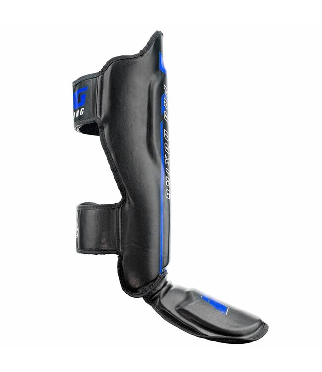 King Pro Boxing King Pro Boxing KPB/SG Elite 2 Schienbeinschöner Schwarz Blau