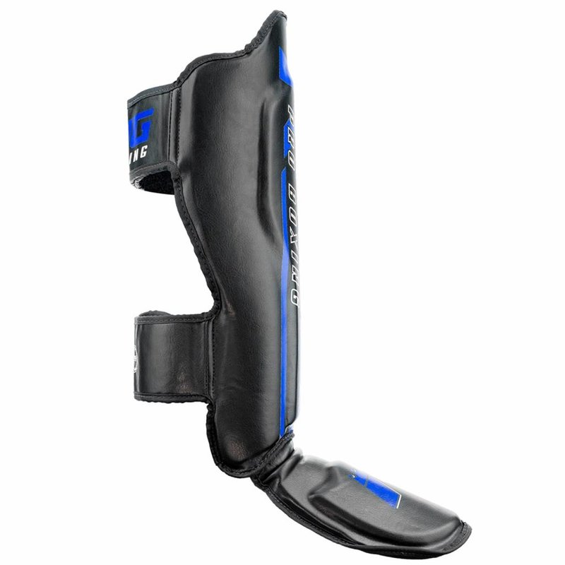 King Pro Boxing King Pro Boxing KPB/SG Elite 2 Shinguards Black Blue