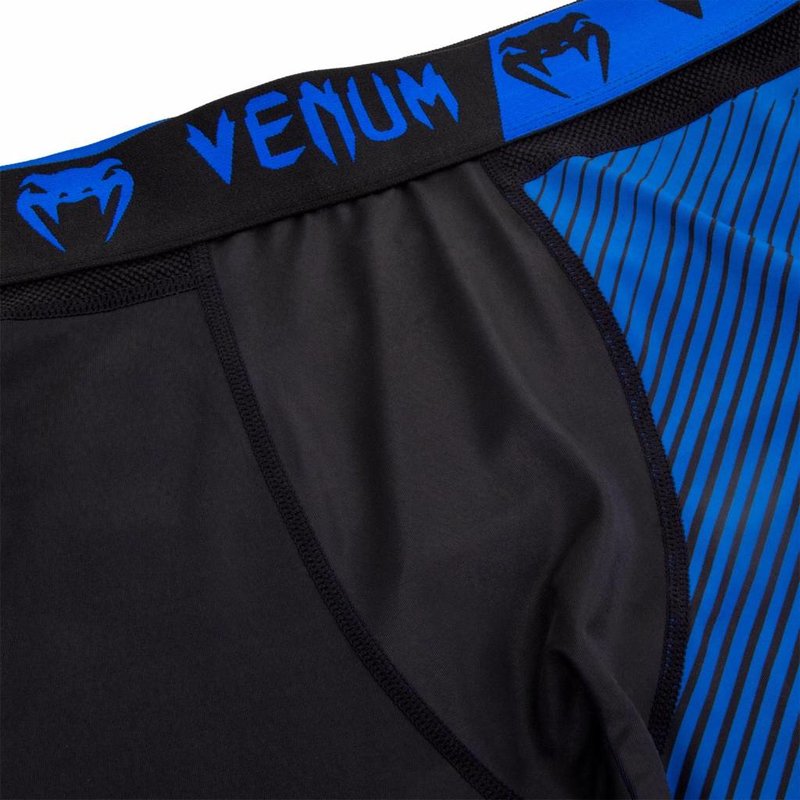 Venum Venum Legging NOGI 2.0 Tight Spats Black Blue BJJ Clothing