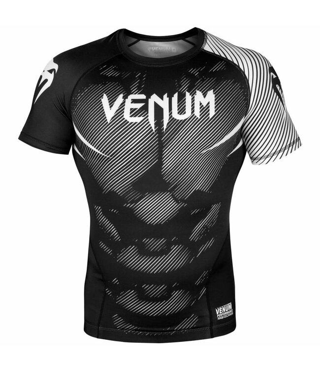Venum Venum NOGI 2.0 Rashguard S/S Black White Venum Clothing