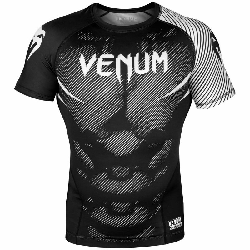 Venum Venum NOGI 2.0 Rashguard S/S Schwarz Weiß Venum Kleidung