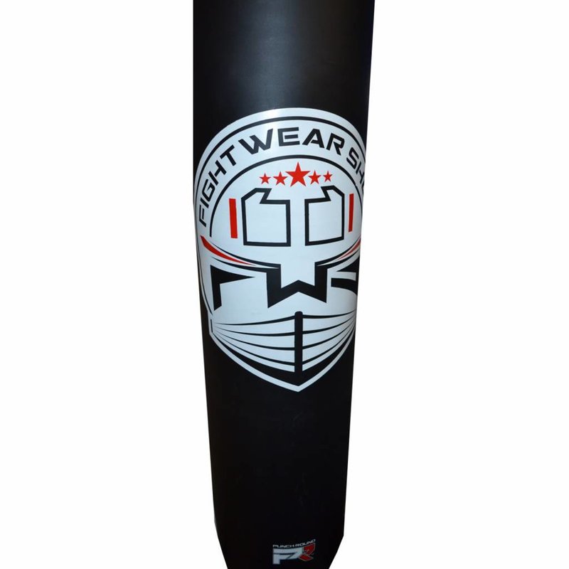 Fightwear Shop FWS Bokszak Vinyl 180x35 gevuld incl Ketting Zwart