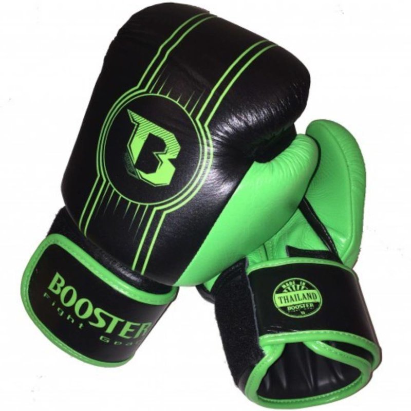 Booster Booster Fight Gear Pro Range Kickboxing Set BGL 1 V6 Black Green