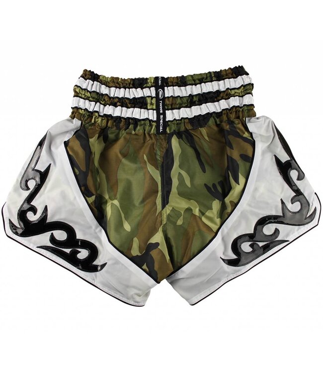 Twins Special Twins Camo Thai Kickboxing Short TTBL 78 Twins Fightwear