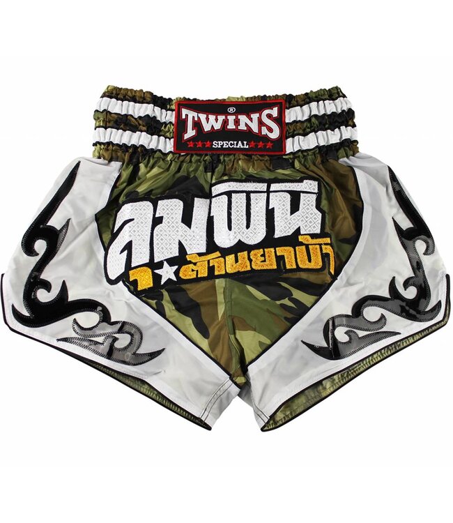 Twins Special Twins Camo Thai Kickboxing Short TTBL 78 Twins Fightwear