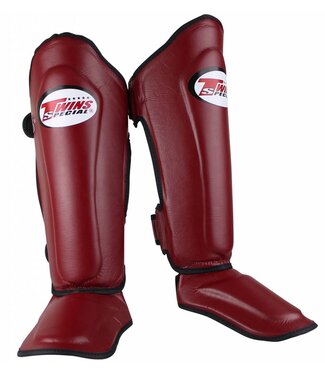 Twins Special Twins Kickboxing Schienbeinschoner SGL 7 Weinrot Muay Thai Gear