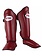 Twins Special Twins Kickboxing Shinguards SGL 7 Wine Red Muay Thai Gear