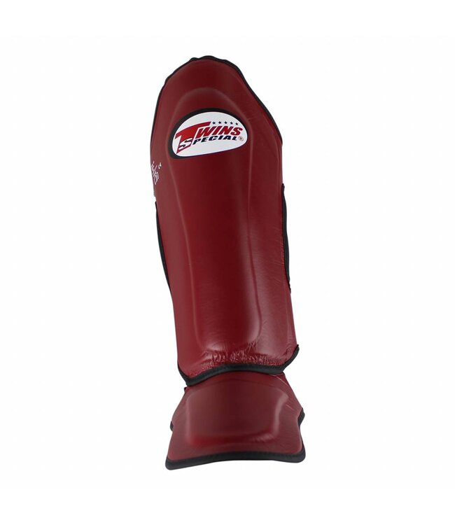 Twins Kickboxing Schienbeinschoner SGL 7 Weinrot Muay Thai Gear